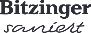 Logoschriftzug von Bitzinger saniert